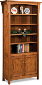 Bridger Mission Two Door Bookcase