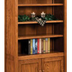 Bridger Mission Two Door Bookcase