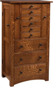 Bungalow Mission Jewelry Armoire