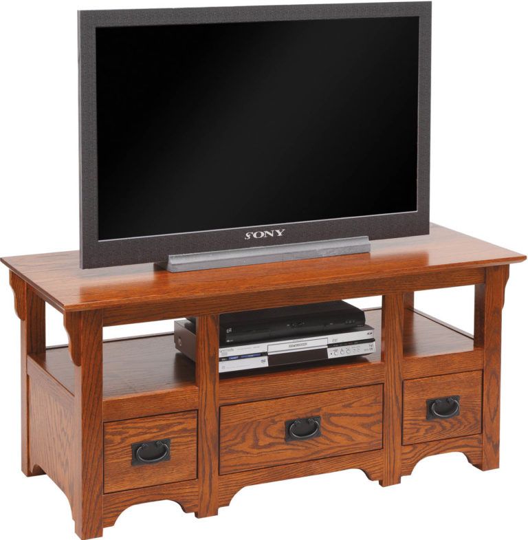 Amish Bungalow Mission T.V. Stand