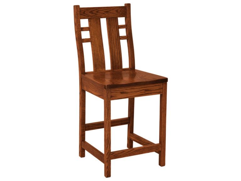 Amish Cascade Stationary Bar Stool