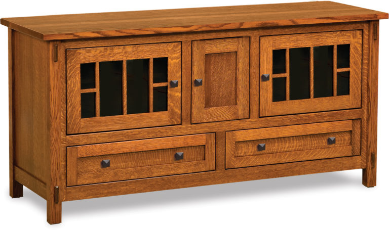 Amish Centennial Three Door TV Stand