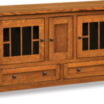 Centennial Three Door Tall TV Stand