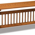 Classic Mission Trestle Bench
