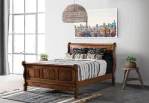 Classic Raised Panel Sleigh Bed