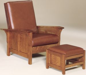 Clearspring Panel Morris Chair and Footstool