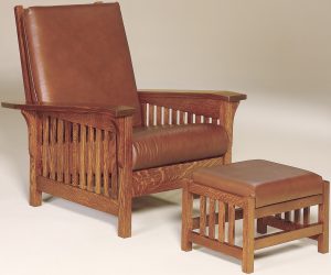 Clearspring Slat Morris Chair and Footstool