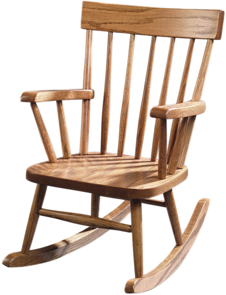 Amish Comback Children's Oak Rocker