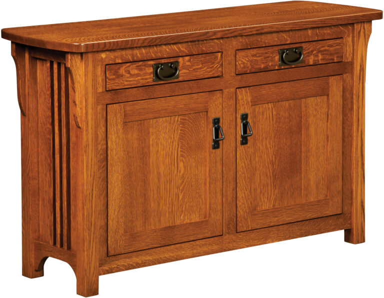 Custom Craftsman Sofa Table Cabinet