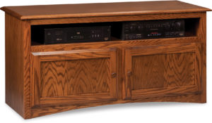 Durham Two Door TV Stand with Media Opening