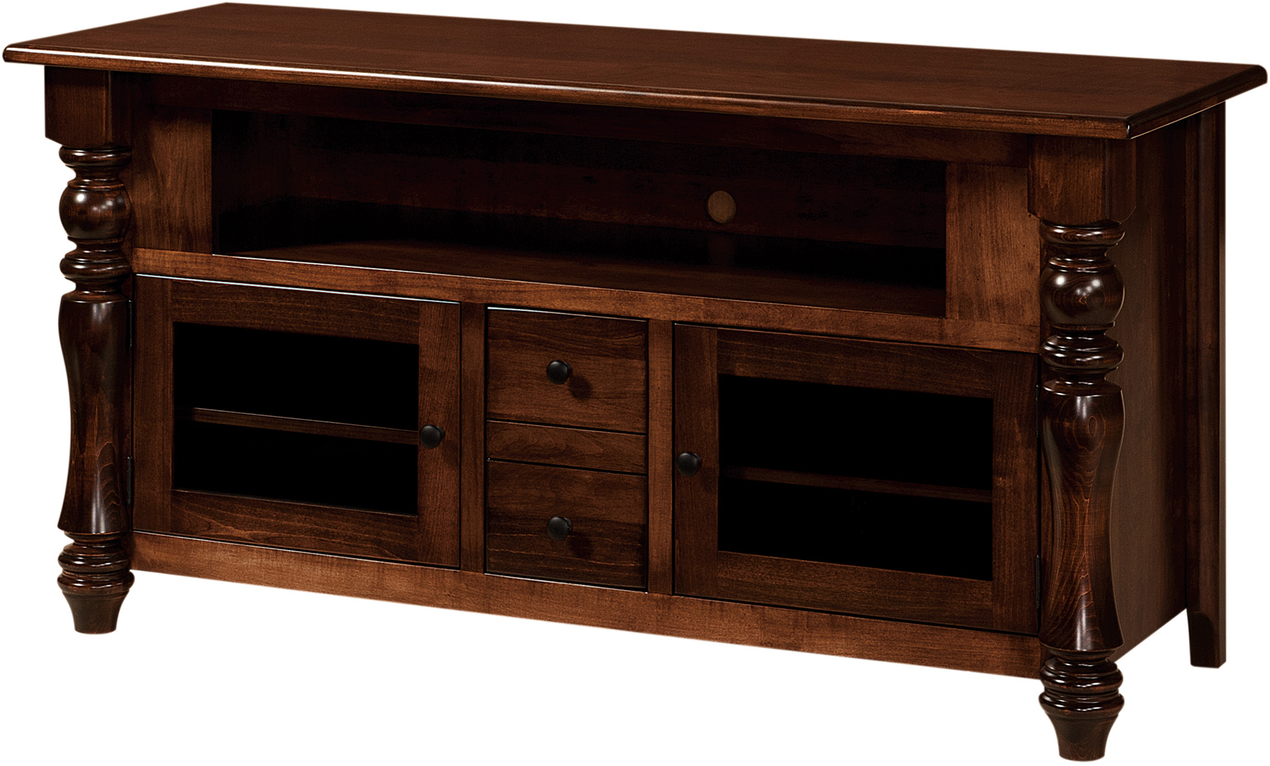 Empire 59-Inch TV Cabinet | Indiana Amish TV Cabinet
