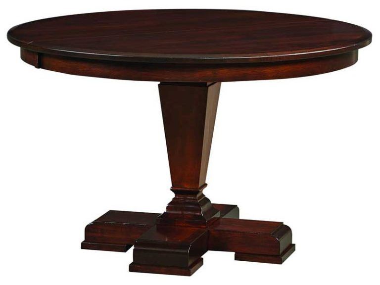 Amish Fulton Single Pedestal Dining Table