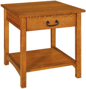 Granny Mission One Drawer End Table