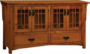 Greenwood Mission Four Door Plasma TV Cabinet