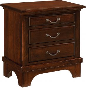 Hamilton Court Three Drawer Nightstand