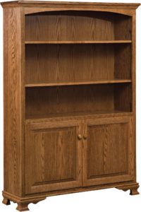 Heritage Bookcase with Doors 48"