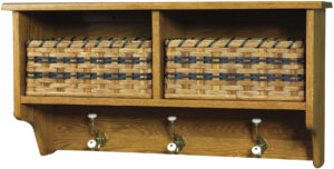 Holland Wall Shelf with Two Baskets