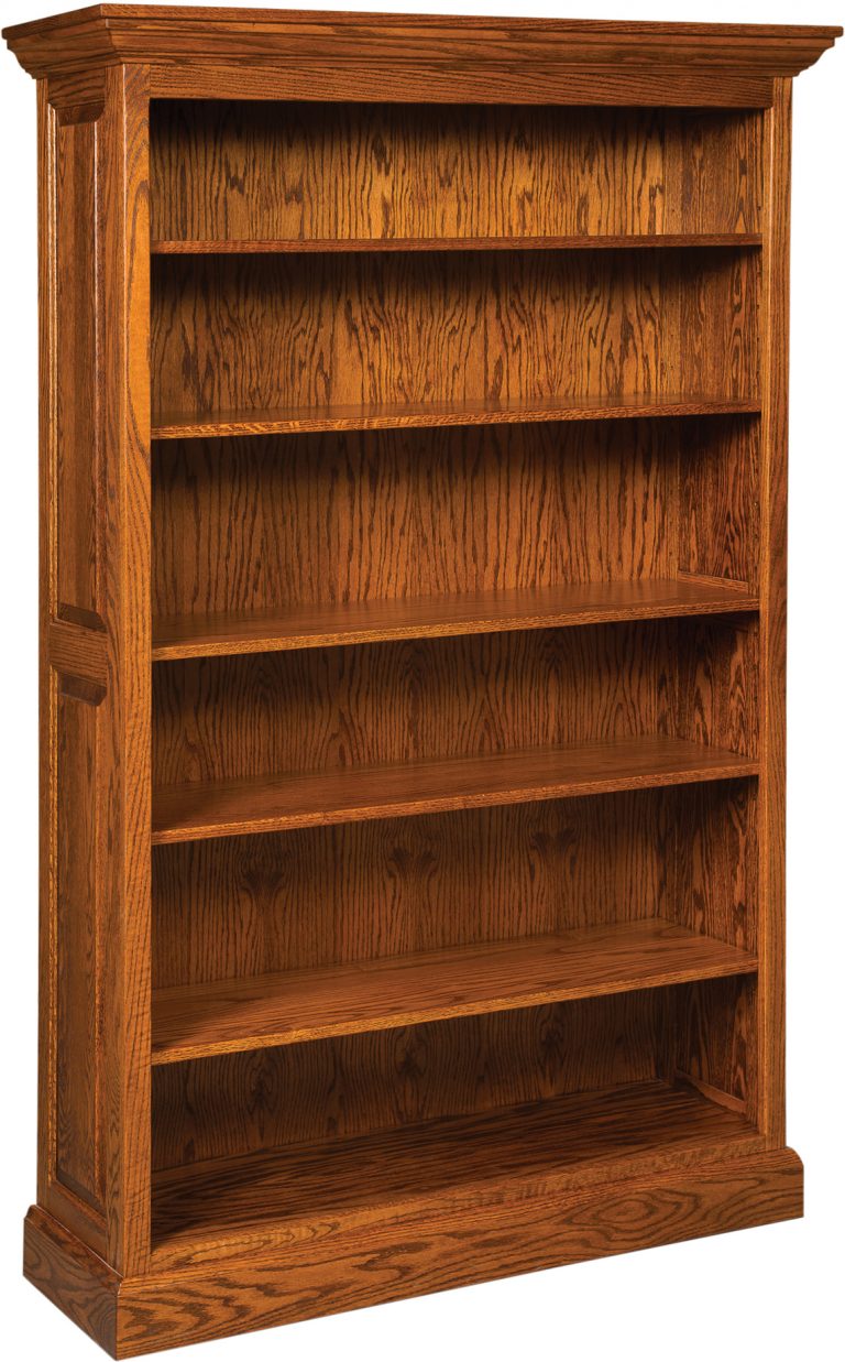 Amish Honeybell Extra Large Five Shelf Bookcase