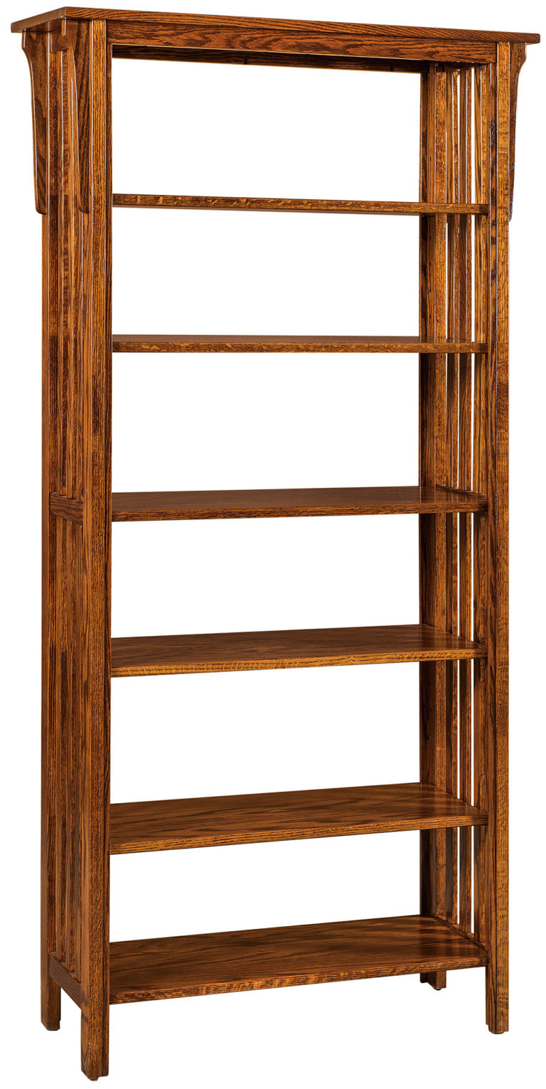 Amish Honeymaze Extra Large Bookcase