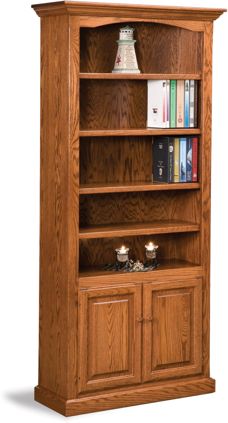 Amish Hoosier Heritage Two Door Bookcase