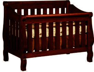 Hoosier Sleigh Convertible Crib