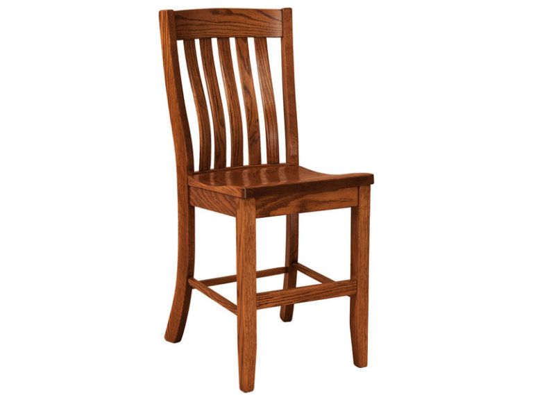 Amish Houghton Stationary Bar Stool