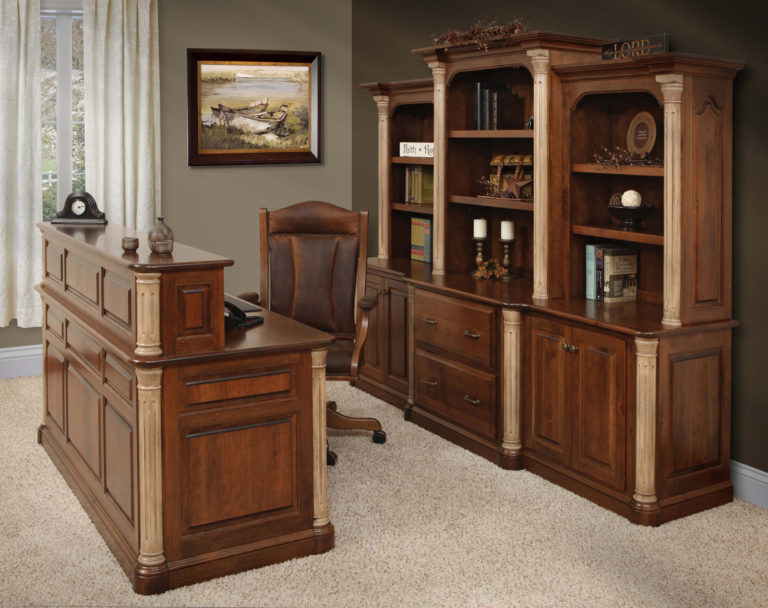 Amish Jefferson Series Executive Office Set