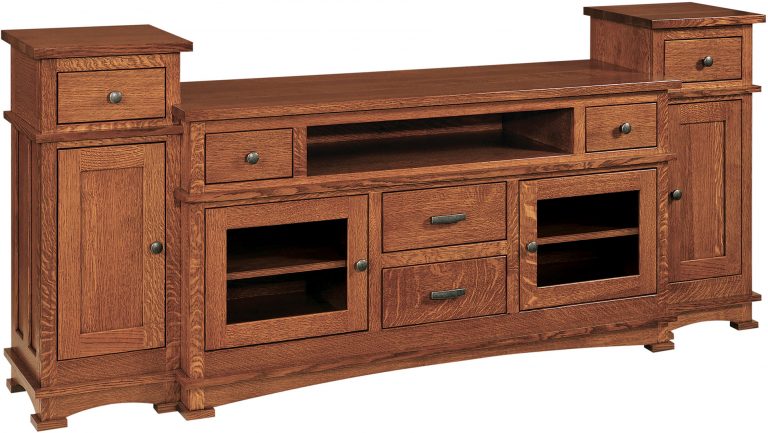 Amish Kenwood TV Cabinet with Towers