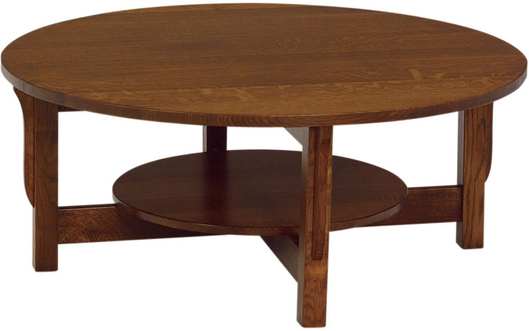 Amish Landmark Round Coffee Table