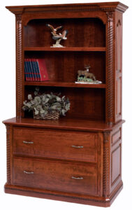 Lexington Lateral File with Bookshelf