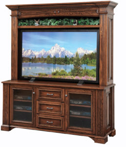 Lincoln TV Stand with Open Hutch