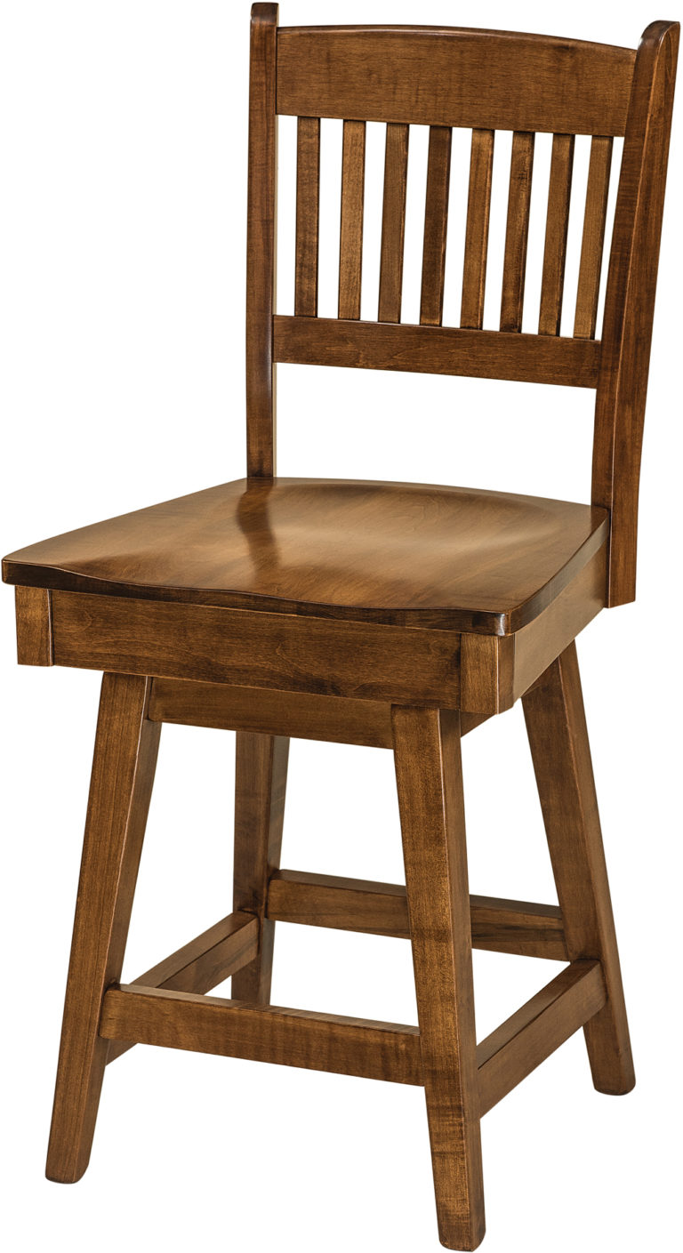 Amish Linzee Swivel Barstool