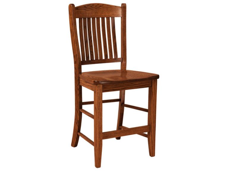 Amish Lyndon Stationary Bar Stool