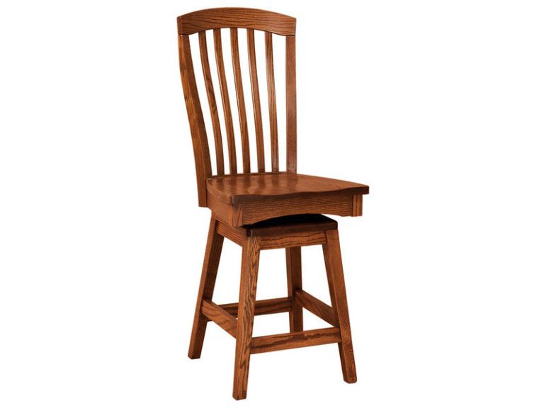 Amish Malibu Swivel Bar Stool