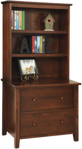 Manhattan Lateral File with Bookshelf