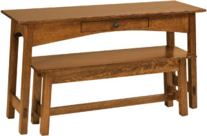 McCoy Open Nesting Sofa Table and Bench