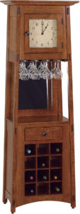 McCoy Wine Rack Clock