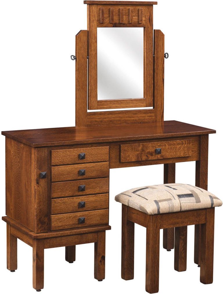 Amish Mission Creek Jewelry Dressing Table