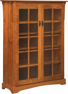 Mission Bookcase with Two Doors