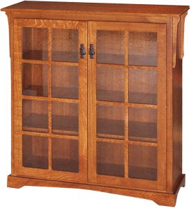 Mission Medium Bookcase with Two Doors