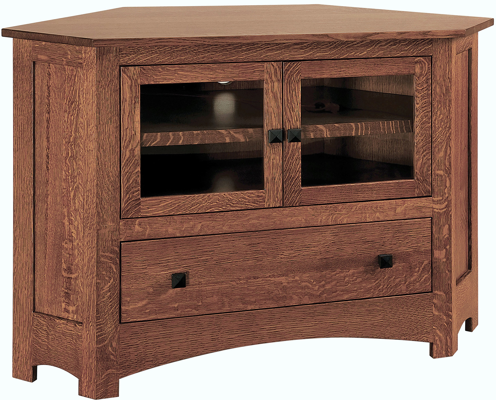 Mission Small Corner TV Cabinet