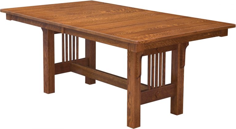 Amish Mission Trestle Dining Table