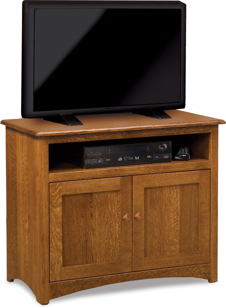 Amish Mission Two Paneled Door TV Stand