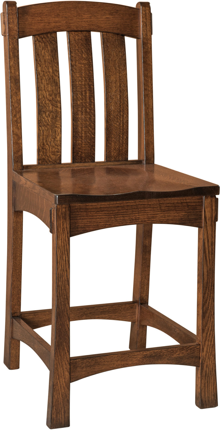 Amish Modesto Stationary Bar Chair