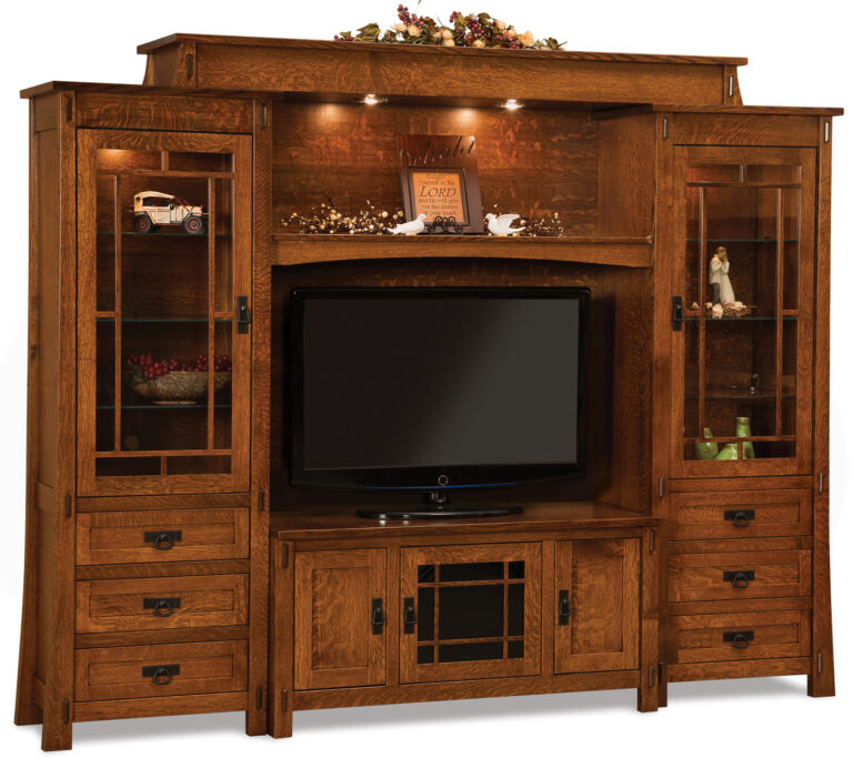 Amish Modesto Six Piece Wall Unit