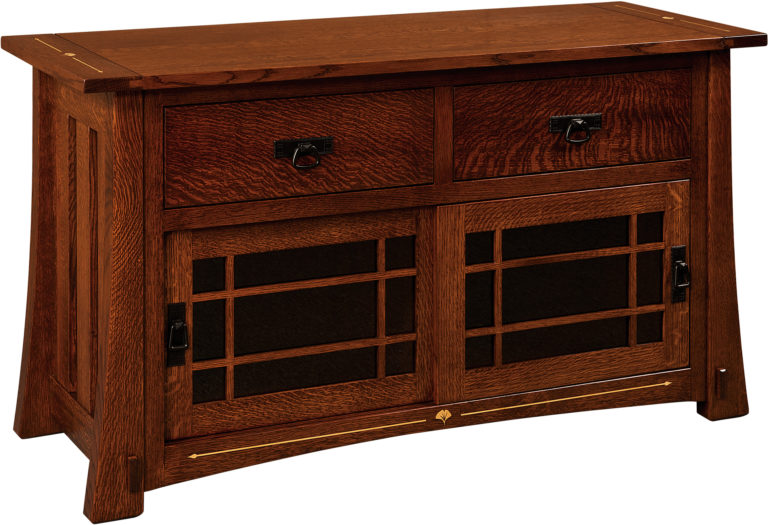 Amish Morgan 54 With Drawers TV Cabinet