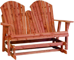 Adirondack Loveseat Glider