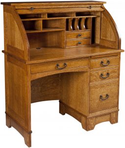 42-Inch Noble Mission Roll Top Desk