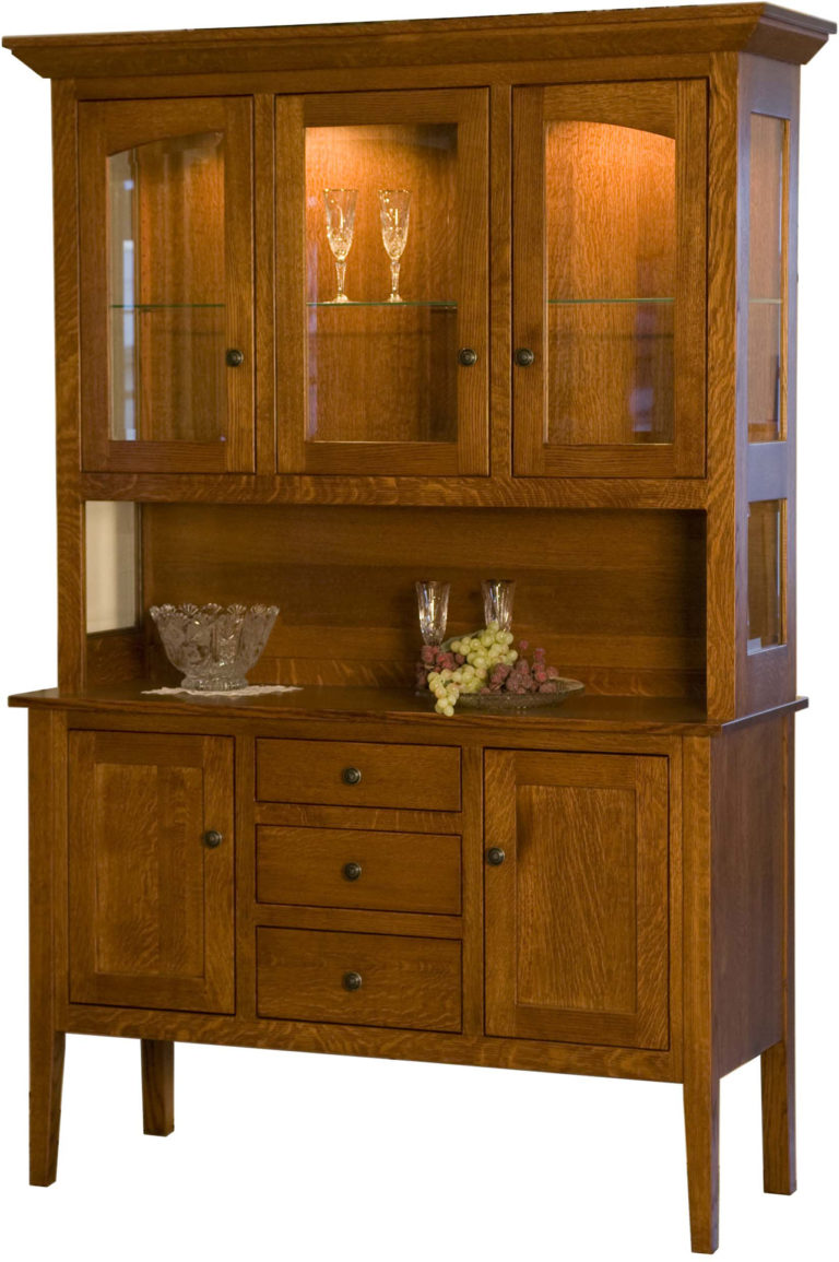 Amish Pasadena Three Door Hutch