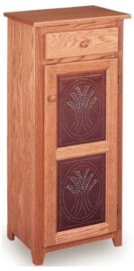Classic Narrow Pie Safe with Drawer